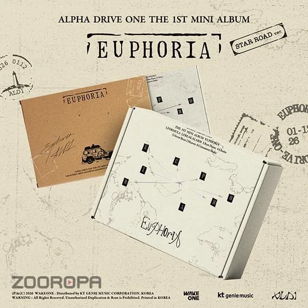 STAR ROAD ALPHA DRIVE ONE 알파드라이브원 EUPHORIA 1집 미니앨범 가격 추이 STAR ROAD ALPHA DRIVE ONE 알파드라이브원 EUPHORIA 1집 미니앨범 - 최저가 5,900원