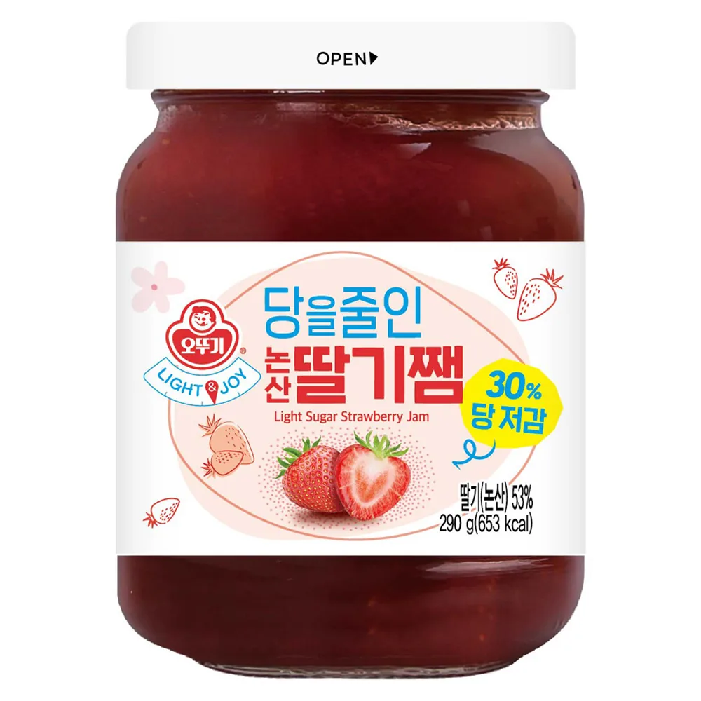 오뚜기 라이트 앤 조이 논산딸기쨈 가격 추이 오뚜기 라이트 앤 조이 논산딸기쨈 - 최저가 3,980원