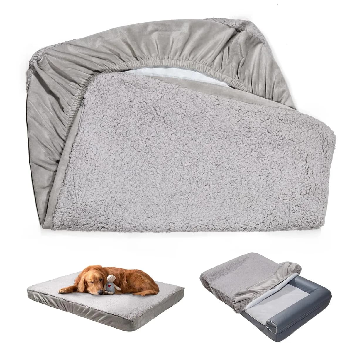 Sunsleek 강아지 고양이 방수 침대 커버 플러시 퀼트 111.8x81.3x20.3cm 가격 추이 Sunsleek 강아지 고양이 방수 침대 커버 플러시 퀼트 111.8x81.3x20.3cm - 최저가 62,900원