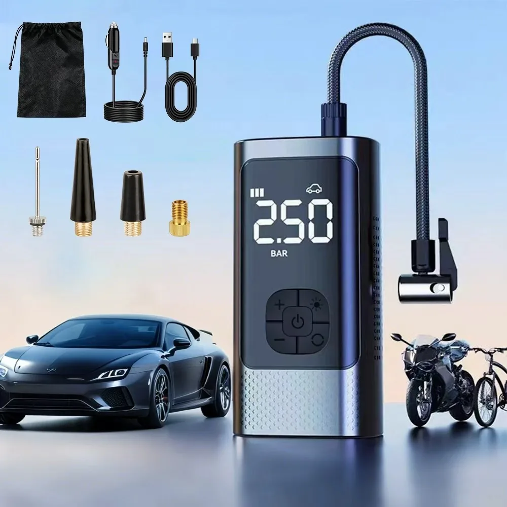 VERVEO 타이어 공기압 주입기 6000mAh 리튬 배터리 정밀 타이어 공기압 모니터링 자동차 오토바이 자전거 농구공 가격 추이 VERVEO 타이어 공기압 주입기 6000mAh 리튬 배터리 정밀 타이어 공기압 모니터링 자동차 오토바이 자전거 농구공 - 최저가 19,400원