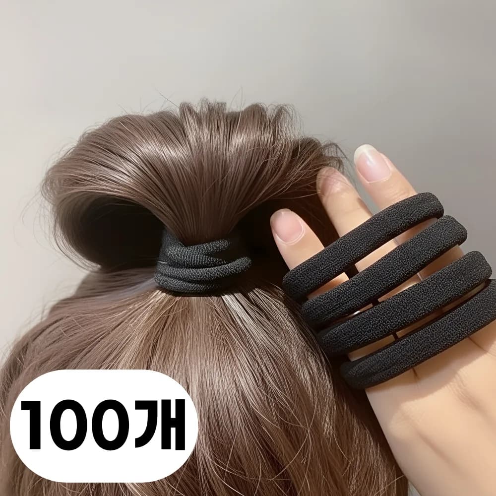 토베루 짱짱한 머리끈 검정 100p 가격 추이 토베루 짱짱한 머리끈 검정 100p - 최저가 4,440원