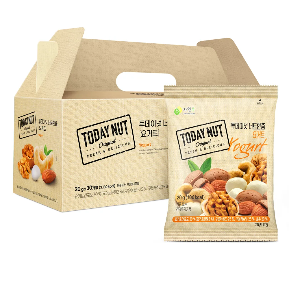 투데이넛 너트한줌 요거트 견과세트 600g 가격 추이 투데이넛 너트한줌 요거트 견과세트 600g - 최저가 14,880원