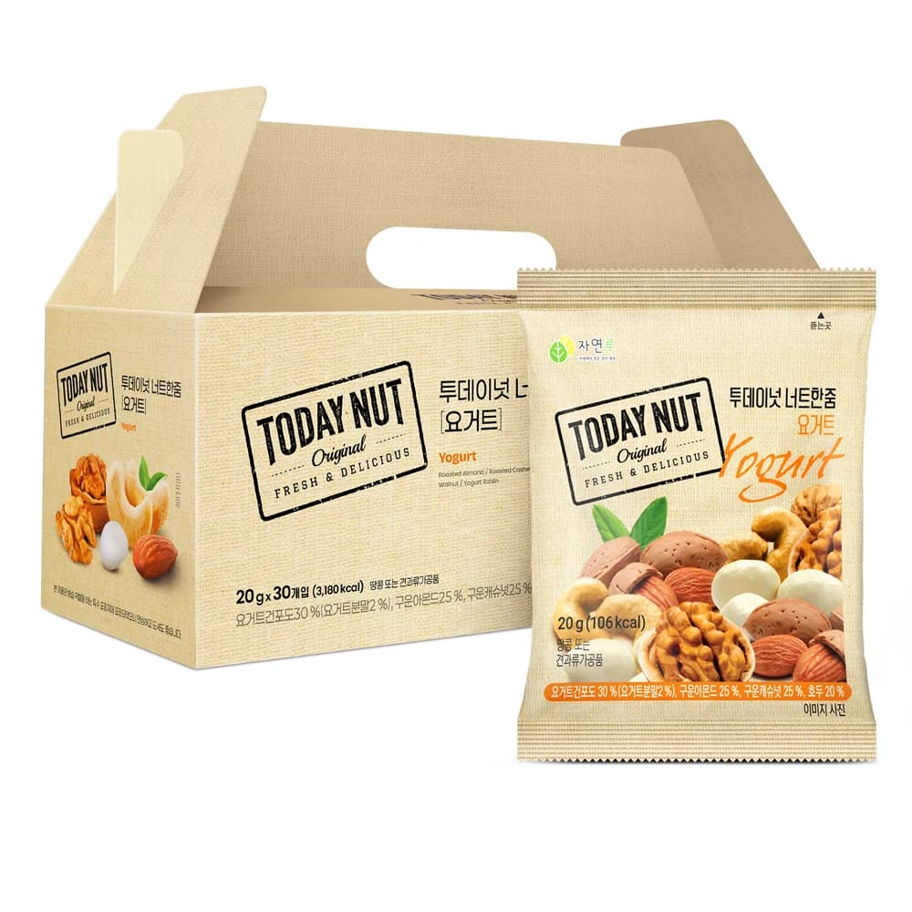 투데이넛 너트한줌 요거트 견과세트 600g 가격 추이 투데이넛 너트한줌 요거트 견과세트 600g - 최저가 17,290원