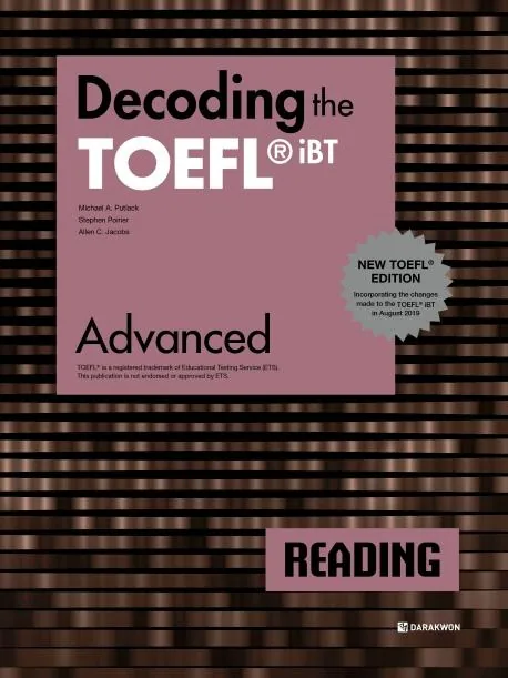 Decoding the TOEFL iBT Reading Advanced New TOEFL Edition 가격 추이 Decoding the TOEFL iBT Reading Advanced New TOEFL Edition - 최저가 16,200원