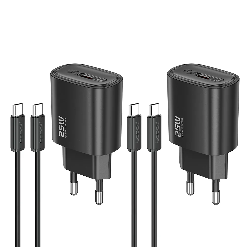 Toocki C타입 25W PD3.0 PPS 고속 충전기 + C TO C 케이블 세트 2세트 블랙 가격 추이 Toocki C타입 25W PD3.0 PPS 고속 충전기 + C TO C 케이블 세트 2세트 블랙 - 최저가 48,900원