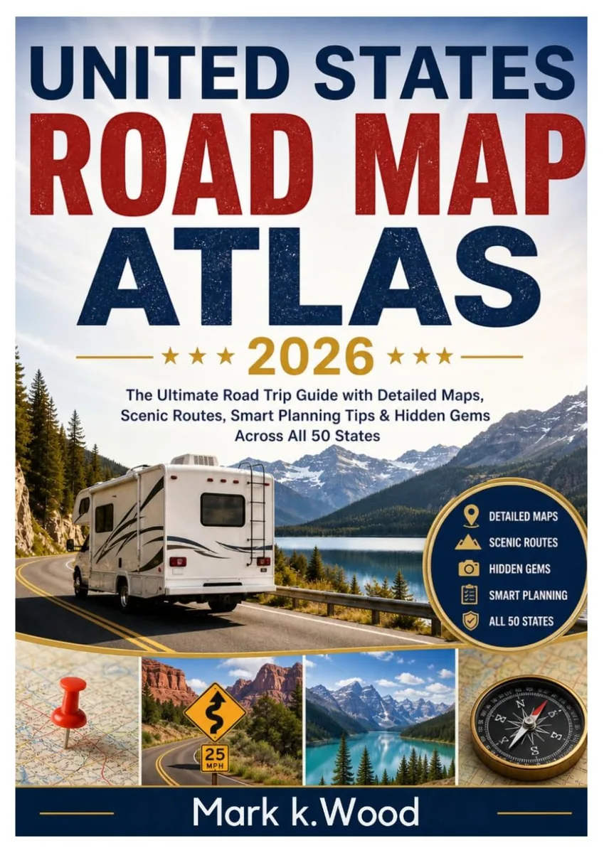 미국 도로 지도 ATLAS 2026: 50개 주 전역의 상세 경치 좋은 경로 및 여행 가이드 가격 추이 미국 도로 지도 ATLAS 2026: 50개 주 전역의 상세 경치 좋은 경로 및 여행 가이드 - 최저가 52,850원