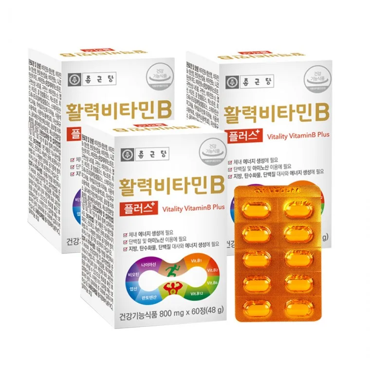 종근당활력비타민B 플러스 800mgx60정 3개 가격 추이 종근당활력비타민B 플러스 800mgx60정 3개 - 최저가 39,820원