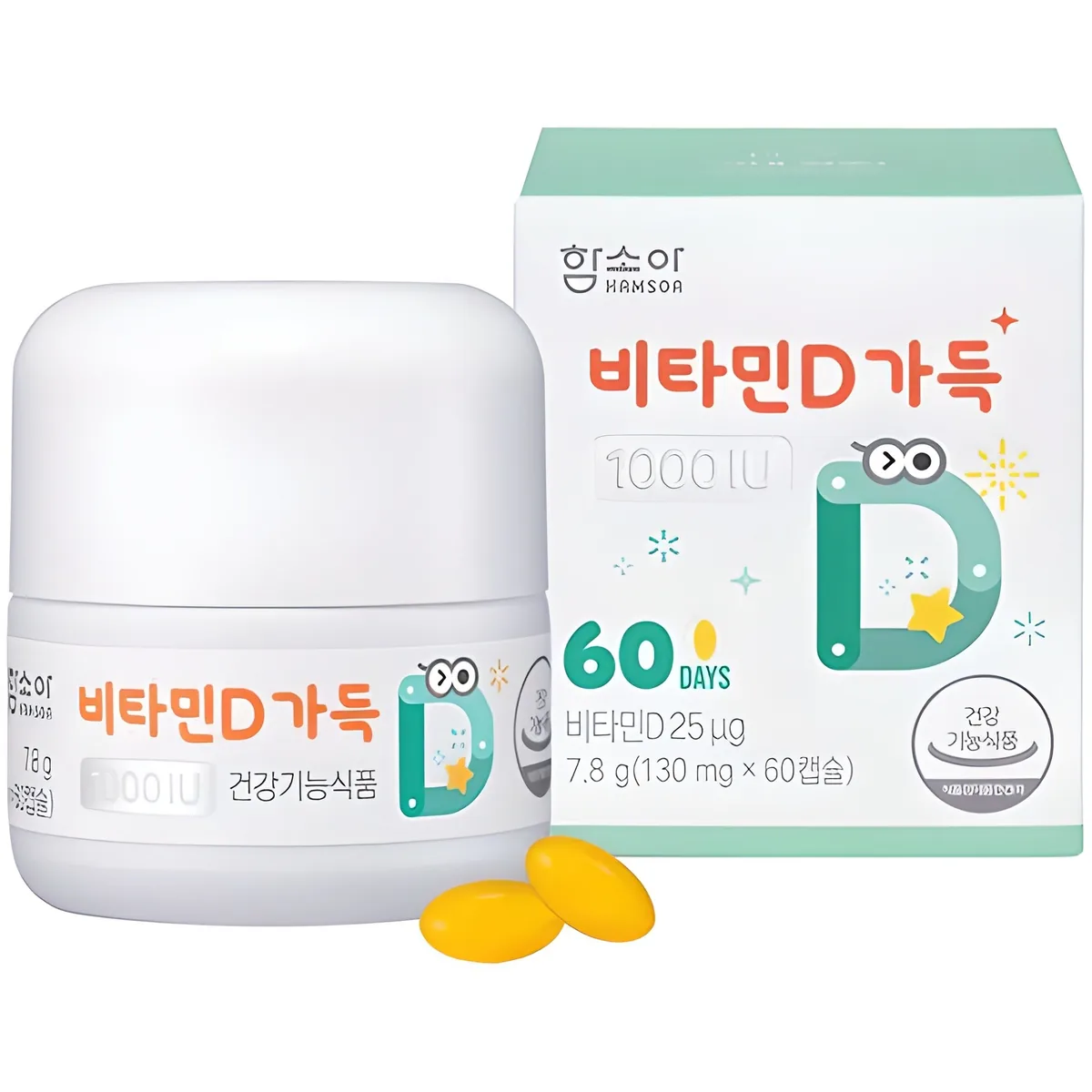 함소아 비타민D 1000IU 60p 가격 추이 함소아 비타민D 1000IU 60p - 최저가 10,210원
