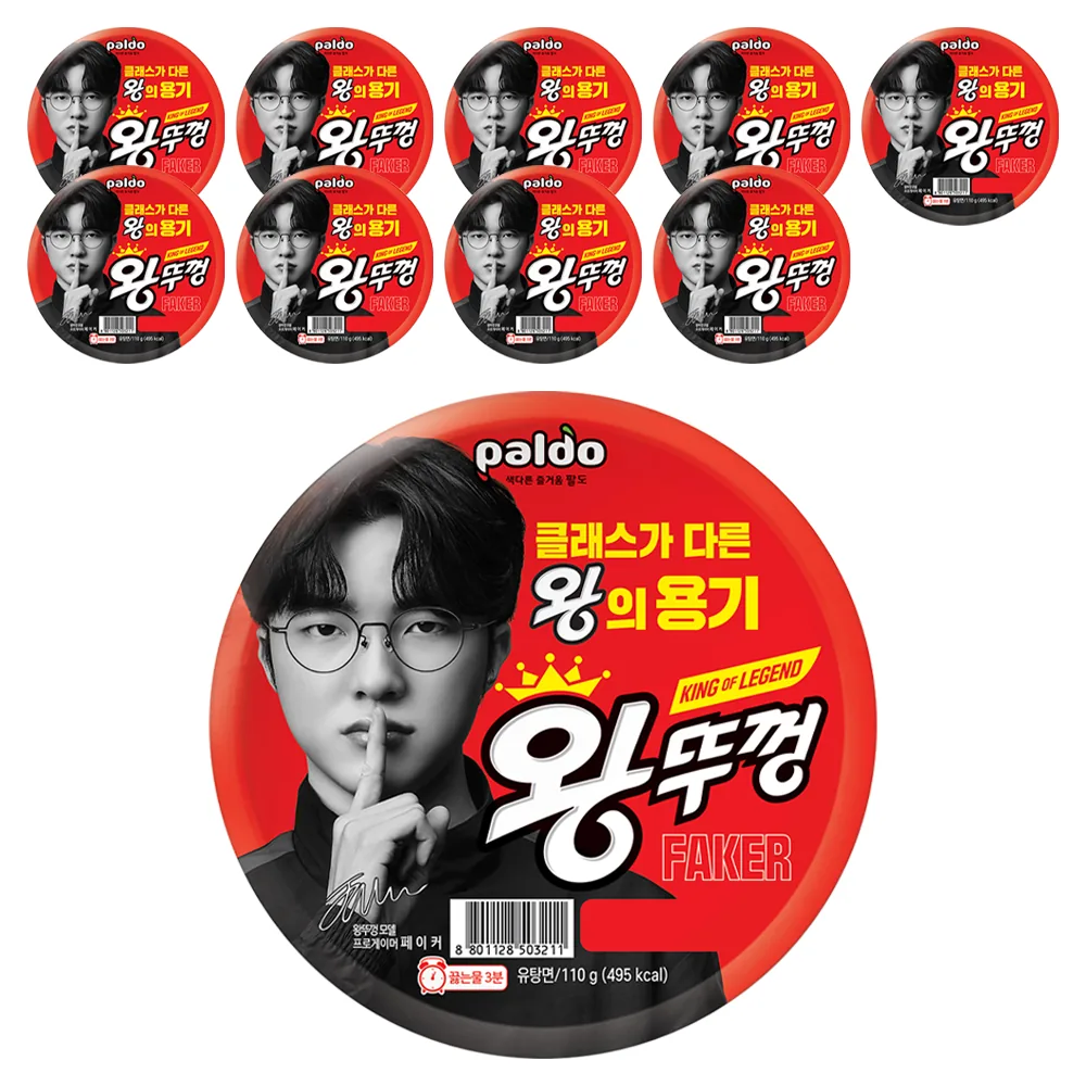왕뚜껑 컵라면 110g 가격 추이 왕뚜껑 컵라면 110g - 최저가 7,740원