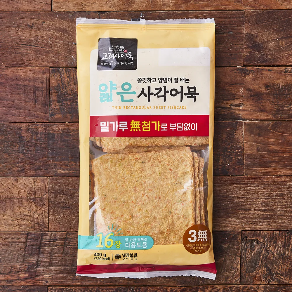 고래사어묵 얇은 사각어묵 16장 가격 추이 고래사어묵 얇은 사각어묵 16장 - 최저가 4,350원