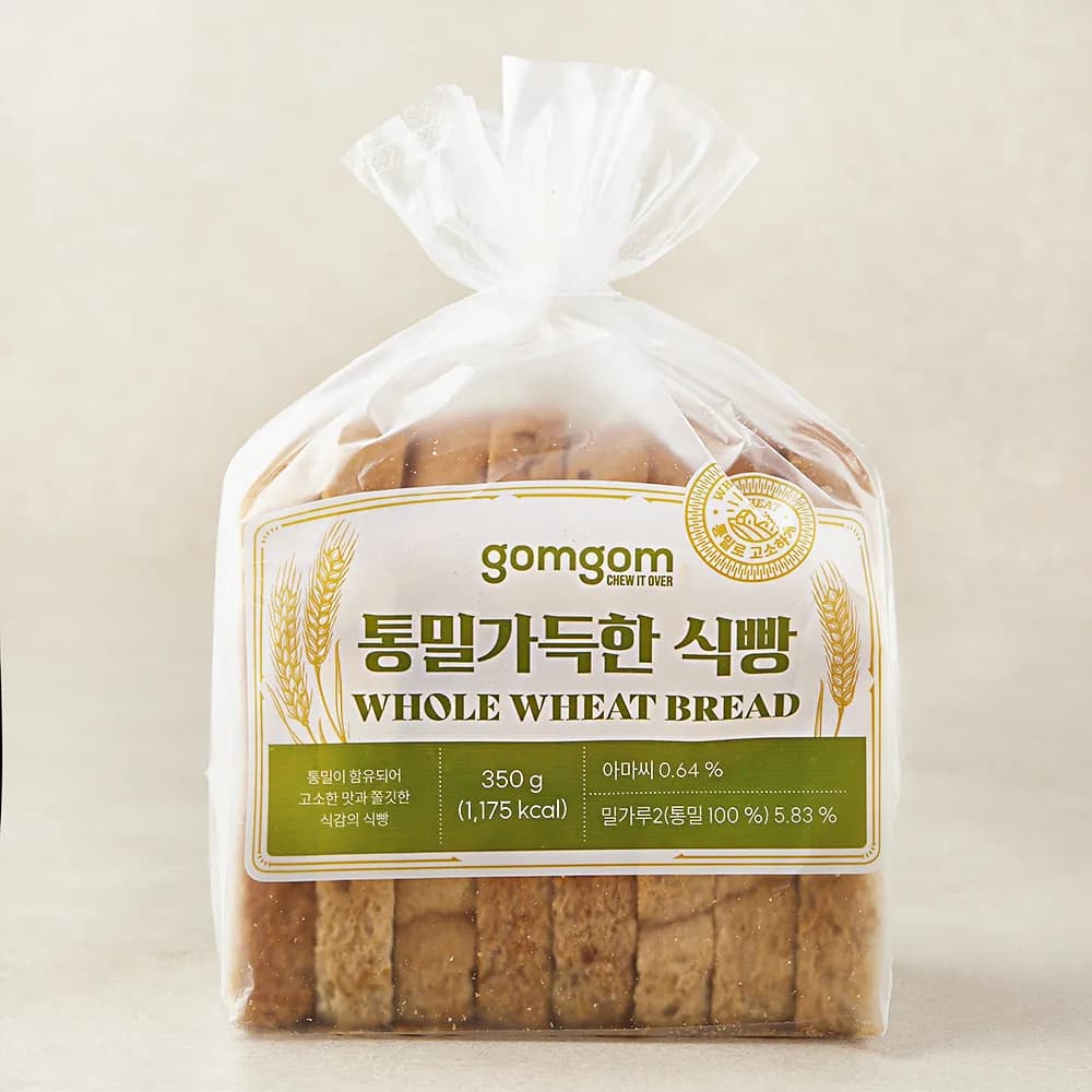 곰곰 통밀가득한 식빵 가격 추이 곰곰 통밀가득한 식빵 - 최저가 2,290원