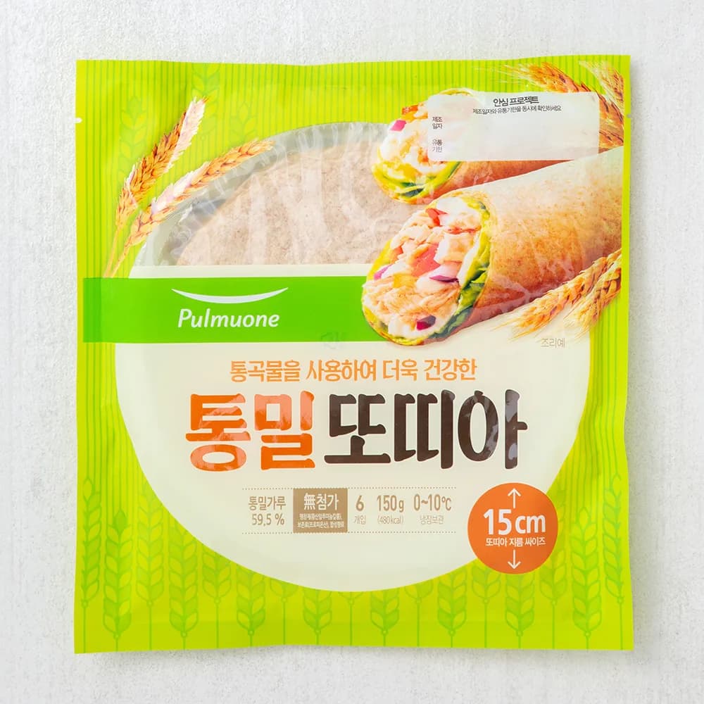 풀무원 통밀 또띠아 지름 15cm 가격 추이 풀무원 통밀 또띠아 지름 15cm - 최저가 3,380원