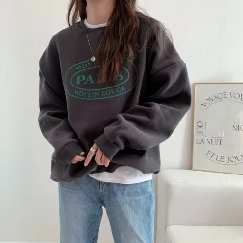 여성 기모 맨투맨 티셔츠 레터링 루즈핏 가격 추이 여성 기모 맨투맨 티셔츠 레터링 루즈핏 - 최저가 23,400원