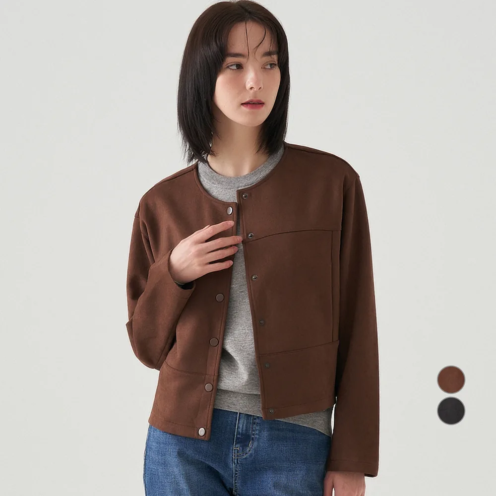 ELLE PARIS 여성용 라운드넥 스웨이드 자켓 가격 추이 ELLE PARIS 여성용 라운드넥 스웨이드 자켓 - 최저가 18,400원
