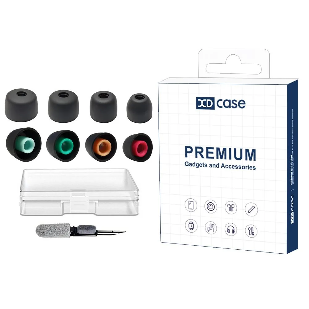 XDcase 소니 WF-1000XM6/M5/M4/M3 교체용 실리콘 이어팁 4쌍 세척 브러시 포함 가격 추이 XDcase 소니 WF-1000XM6/M5/M4/M3 교체용 실리콘 이어팁 4쌍 세척 브러시 포함 - 최저가 11,270원