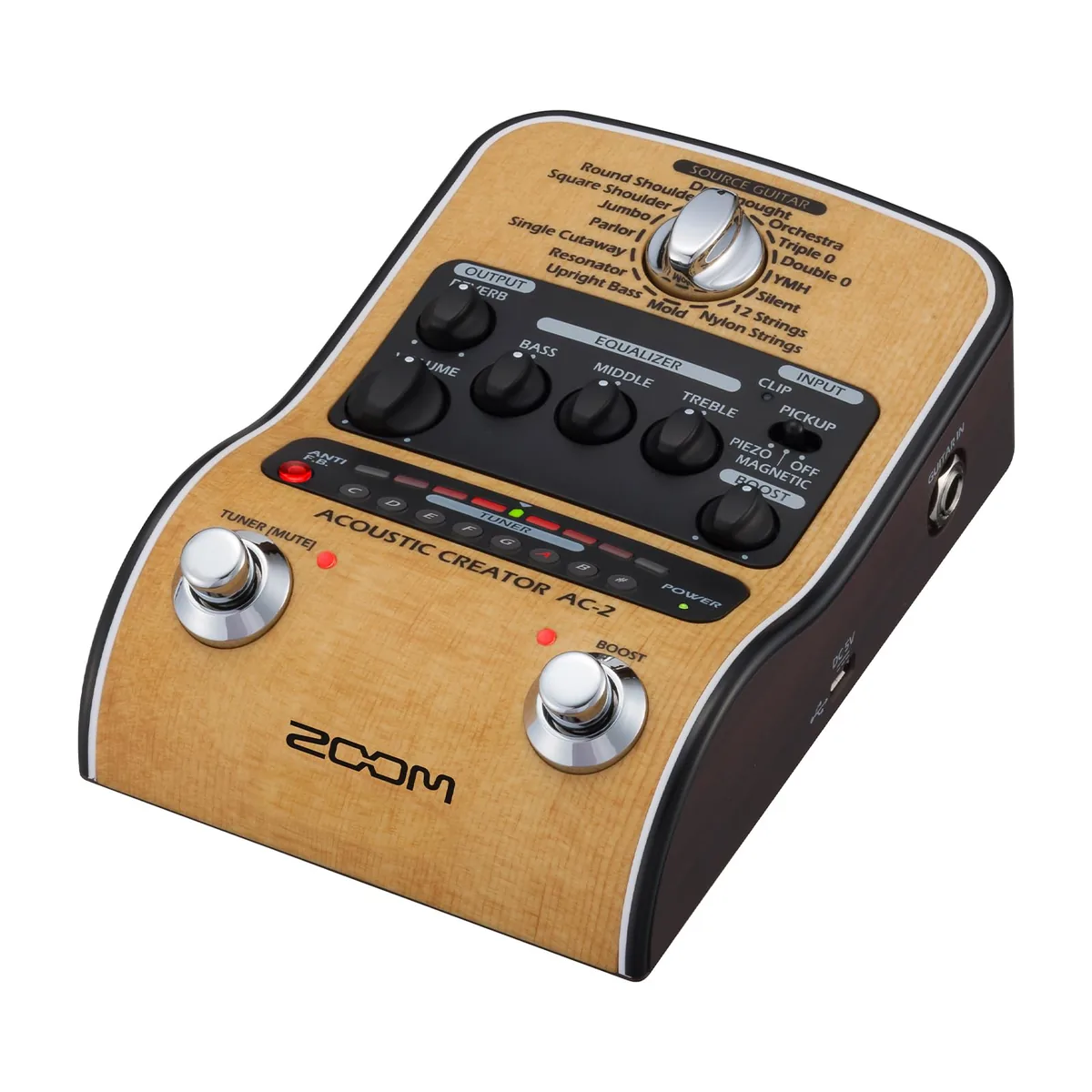 ZOOM AC-2 DI XLR 줌 어쿠스틱 기타용 프리앰프 가격 추이 ZOOM AC-2 DI XLR 줌 어쿠스틱 기타용 프리앰프 - 최저가 202,380원