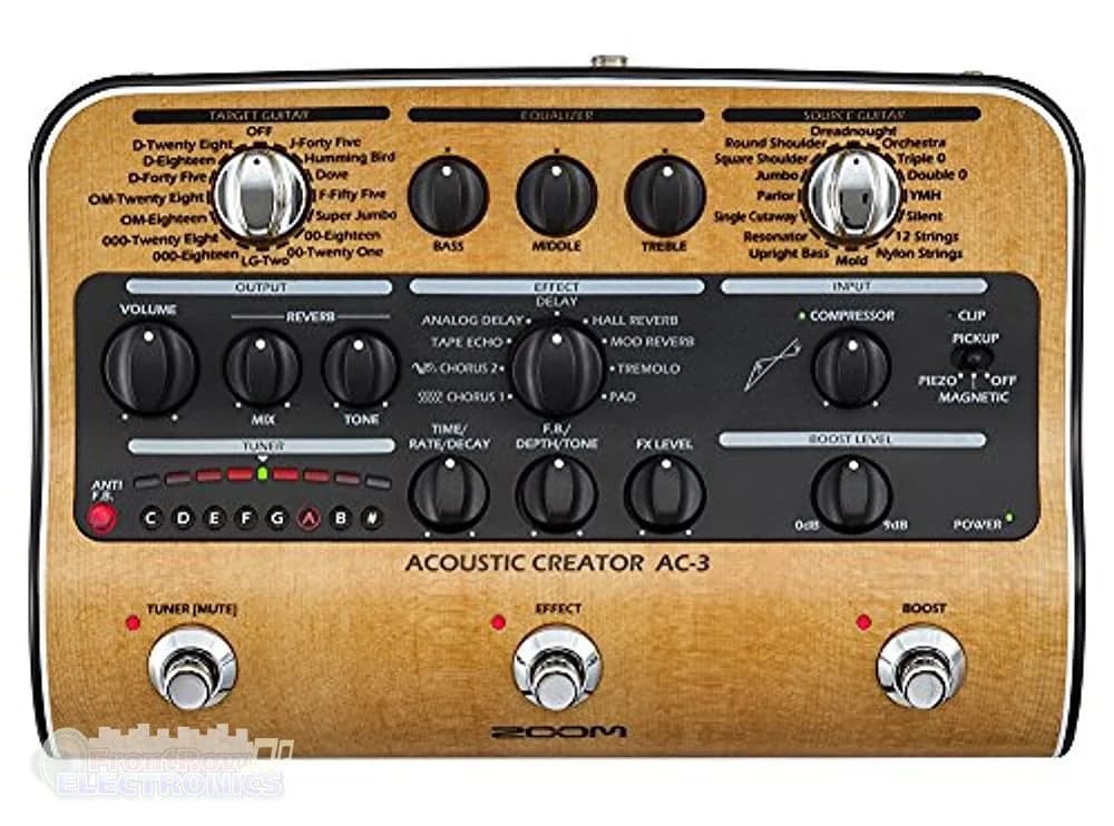 ZOOM 줌 어쿠스틱 기타용 프리앰프 AC-3 가격 추이 ZOOM 줌 어쿠스틱 기타용 프리앰프 AC-3 - 최저가 338,440원