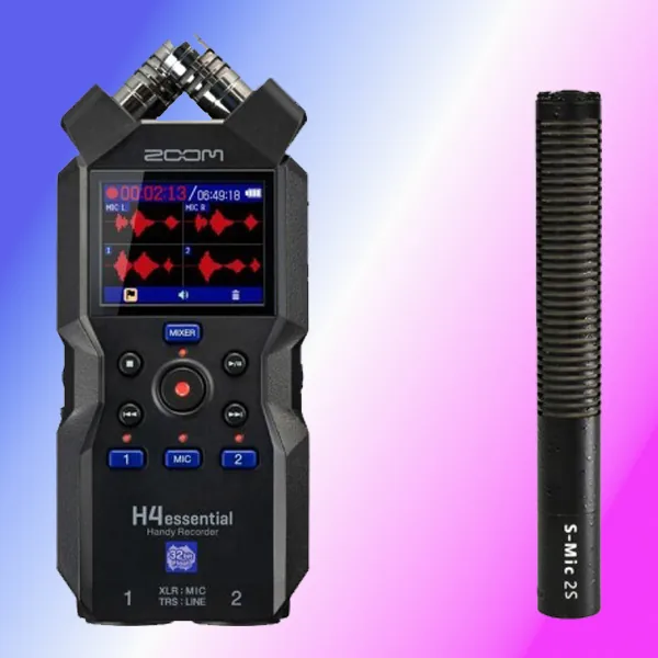 ZOOM H4essential 데이티 마이크 S-mic 2S 세트 가격 비교 ZOOM H4essential 데이티 마이크 S-mic 2S 세트