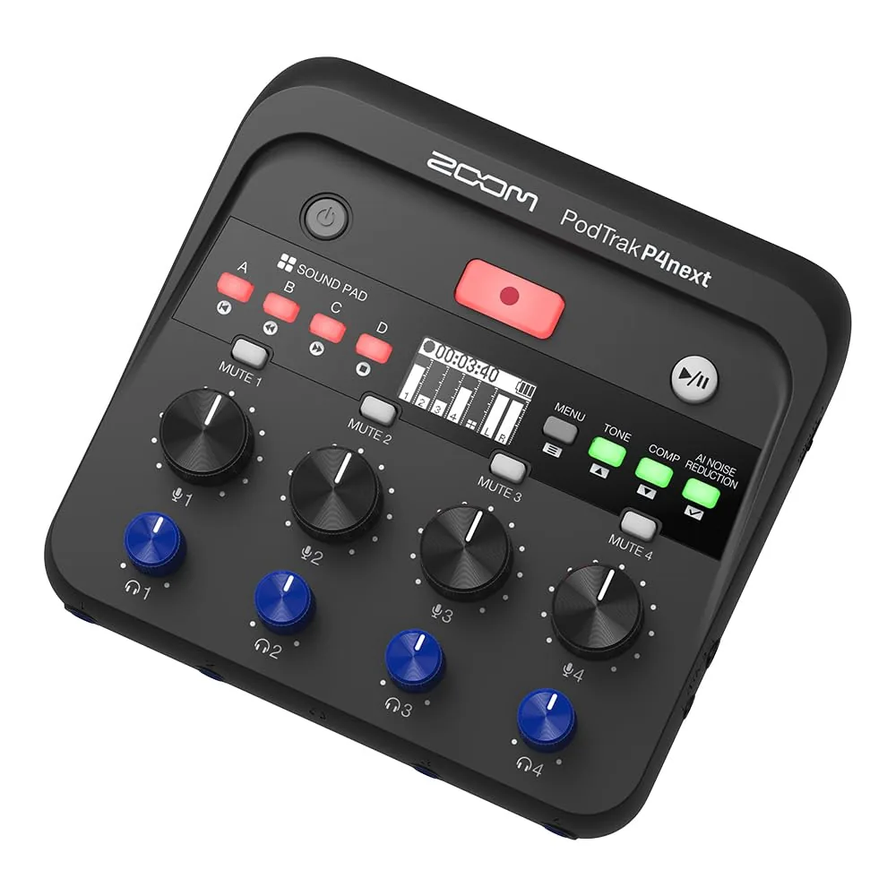 ZOOM P4next AI USB MTR 팟캐스트 레코더 가격 추이 ZOOM P4next AI USB MTR 팟캐스트 레코더 - 최저가 178,560원