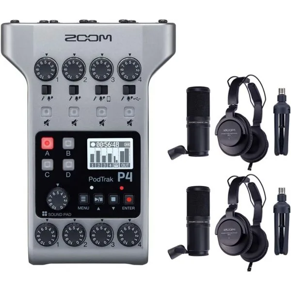Zoom PodTrack P4 휴대용 멀티 팟캐스트 레코더 번들 ZDM-1 팩 2개 포함 가격 추이 Zoom PodTrack P4 휴대용 멀티 팟캐스트 레코더 번들 ZDM-1 팩 2개 포함 - 최저가 1,337,000원